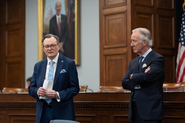 Vice Chancellor Professor Sir Ian Greer and Congressman Richard Neal pictured at the event in Queen’s University Belfast