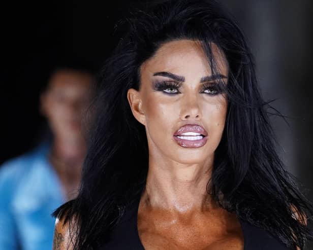 Former glamour model Katie Price (pictured) and Reform UK MP Suella Braverman will be handcuffed together in the first celebrity edition of a popular reality show.