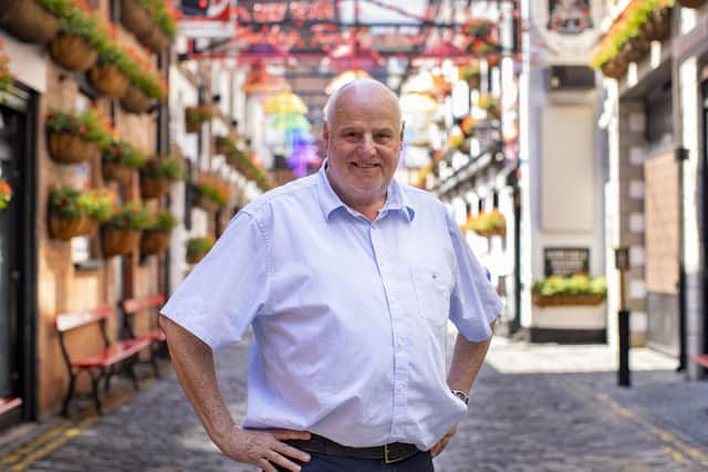 Willie Jack, owner of the famous Duke of York and Harp Bar in Belfast city's Cathedral Quarter, who has been made an MBE (Member of the Order of the British Empire) for services to the Arts and to Tourism in Belfast, in the King's Birthday Honours list