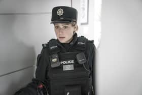 Sian Brooke who plays Grace Ellis in the BBC crime drama, Blue Lights.