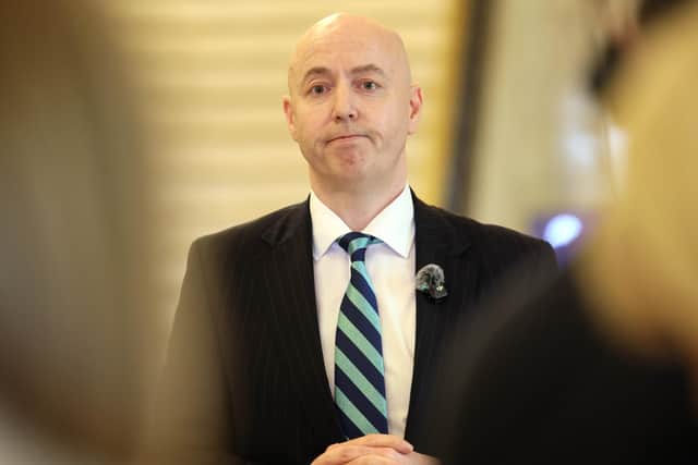 UUP leader Jon Burrows said an independent organisation would be appointed for the review. Pic: Stephen Davison/Pacemaker Press