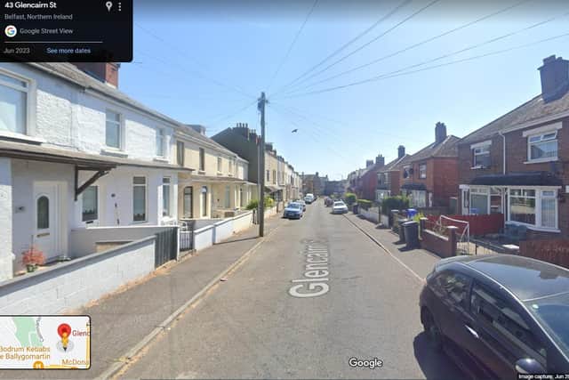 Glencairn Street - Google maps