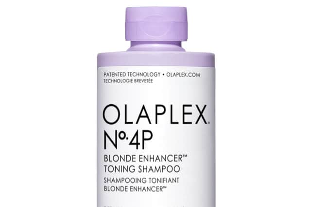 Olaplex No.4P Blonde Enhancer Toning Shampoo, £28, available from Olaplex.