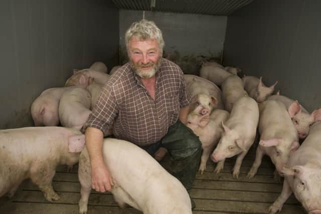 Mervyn Kennedy of Kennedy Bacon in Omagh sources ingredients for his new burgers from his own pigs