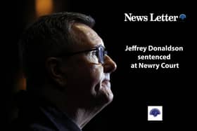 Jeffrey Donaldson sentenced at Newry Crown Court