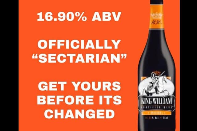 An image used to promote King William Fortified Wine