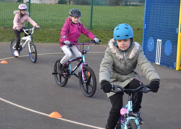 Year five pupils at Fairfield Endowed Junior School took part in a bikeability programme designed to help keep them safe on the roads.