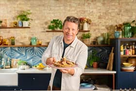 Jamie Oliver with his easy fig tart
