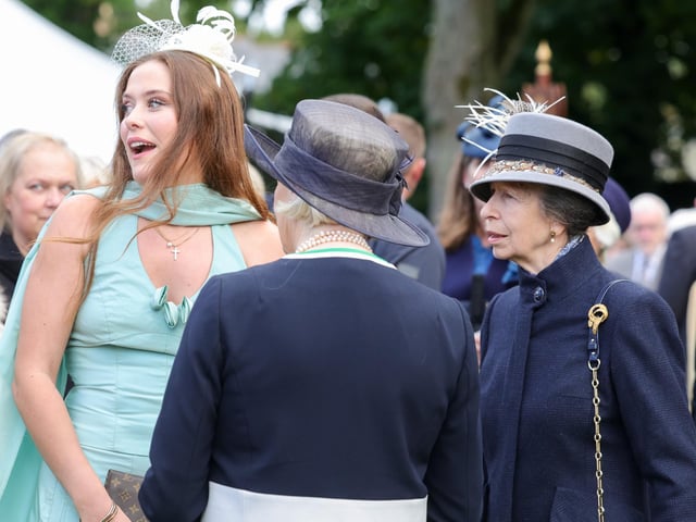 Press Eye - Belfast - Northern Ireland - 10th September 2025 Princess Royal attends the garden party at Hillsborough Castle, Co. Down.
