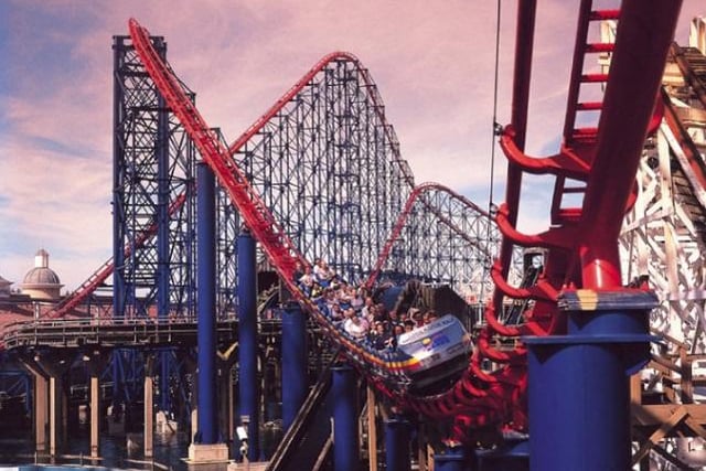 Kick your adrenaline into overdrive with a ride on The Big One at Blackpool Pleasure Beach