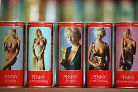 Tennent's removed the 'lager lovelies' from its cans in 1991