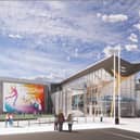 A design impression of the proposed new Dundonald Ice Bowl. Photo by Lisburn and Castlereagh Council