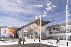 A design impression of the proposed new Dundonald Ice Bowl. Photo by Lisburn and Castlereagh Council