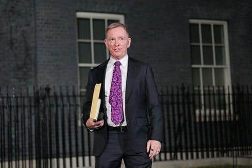 Sir Chris Bryant leaving number 10 Downing Street, London.