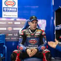 Pata Prometeon Yamaha World Superbike rider Jonathan Rea retired after the first lap of Race 1 at Catalunya in Barcelona