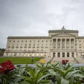 In a joint statement on Monday evening, DUP leader Sir Jeffrey Donaldson, UUP leader Doug Beattie and TUV Leader Jim Allister, said work on the stone has been completed.