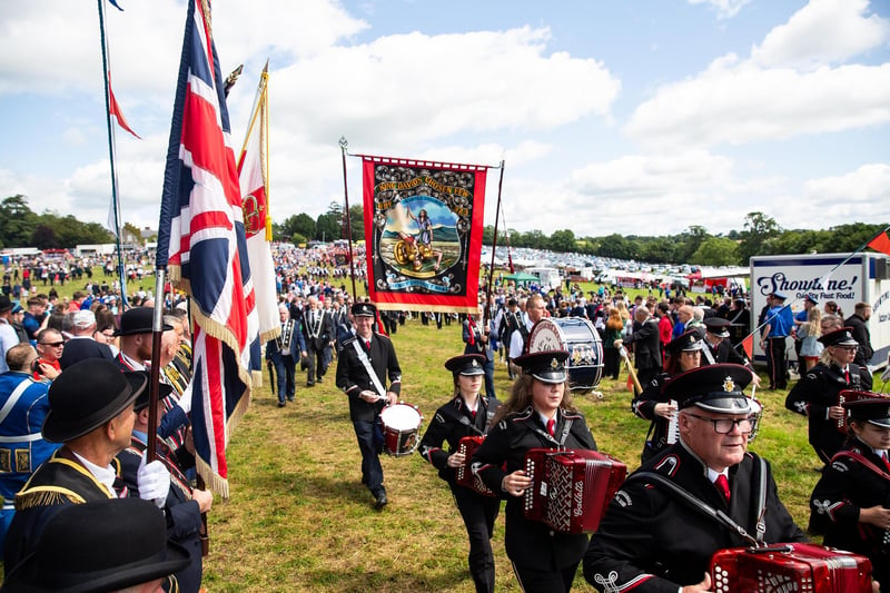 The annual July 13 celebrations saw a procession of 4,000 members of the Royal Black Institution and 70 bands