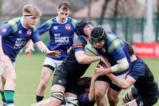 Scott Wilson has enjoyed impressive progress for Queen's and Ulster. (Photo by Queen's University Belfast RFC)