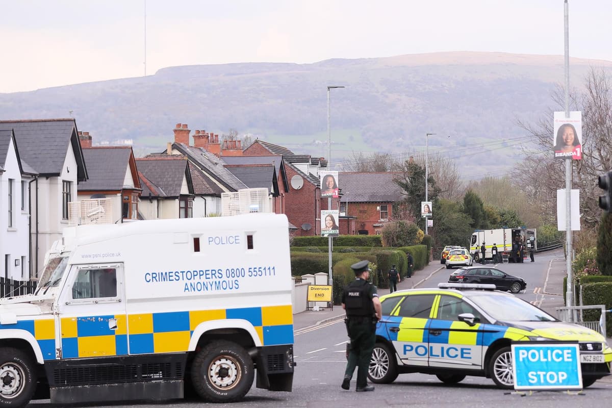 Homes have been evacuated and roads closed after security alert in the Ballymagroarty area