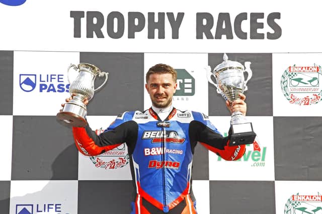 Ulster Superbike champion Carl Phillips has big plans for 2027 when he hopes to return to the British championship. (Photo by Rod Neill/Pacemaker Press)