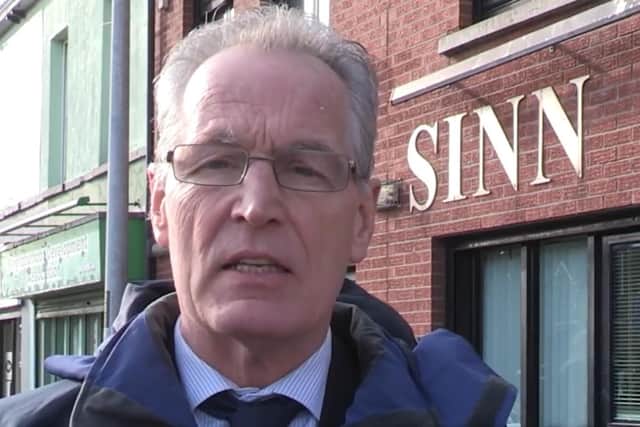 Gerry Kelly in a video from his Facebook page promoting a 'Time for Truth' rally, demanding answers from the UK government about misdeeds during the Troubles