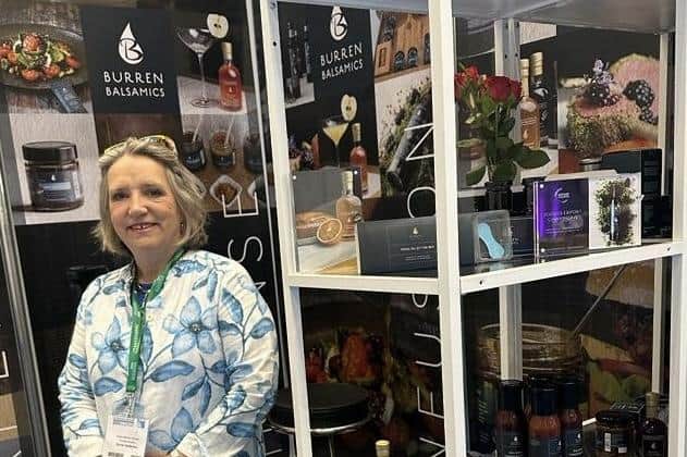 Susie Hamilton Stubber, founder of Burren Balsamics in Armagh, attended the global airline event with development director Bob McDonald