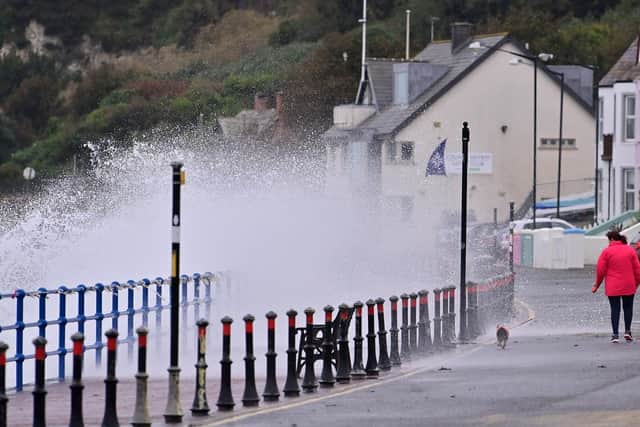 Weather warnings have been issued as Storm Babet is set to hit the UK and Ireland, following on from Storm Agnes in September. Pic Colm Lenaghan/Pacemaker