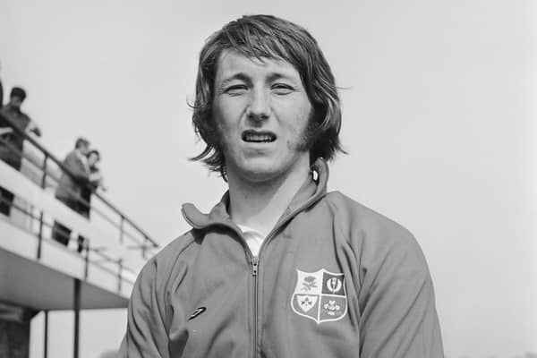 JPR Williams as a member of the British Lions rugby team set to tour Australia and New Zealand in 1971. (Photo by Reg Speller/Fox Photos/Hulton Archive/Getty Images)