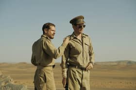 A BBC NI news article, reflecting controversy over a BBC television depiction of the SAS, has kicked off a controversy of its own after describing the regiment as "infamous". Photo shows a scene from the corporation's drama SAS: Rogue Heroes. Jack O'Connell (left) plays Paddy Mayne and Connor Swindells (right) is David Stirling.