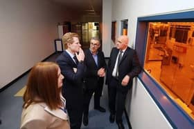 US Special Envoy to the North for Economic Affairs Joe Kennedy III during a visit to Seagate last month