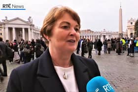 Mary Maguire of Letterkenny; the BBC said she is part of the Conwal and Leck parish in the Diocese of Raphoe. She is also heavily involved with the St Vincent De Paul charity in her hometown