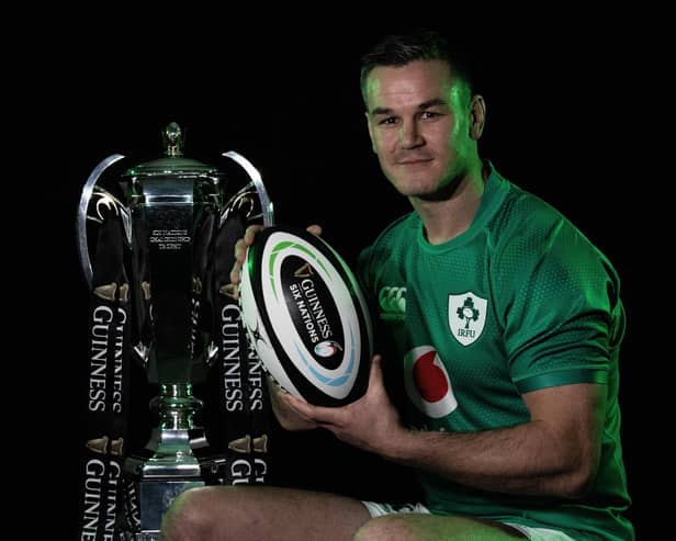 Johnny Sexton pictured at the 2023 Guinness Six Nations Championship Launch.