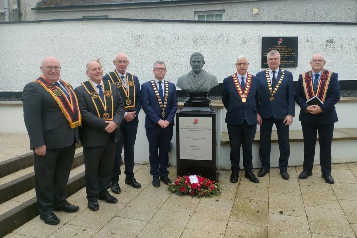 Royal Black Institution holds act of remembrance for Sir Norman Stronge and son James