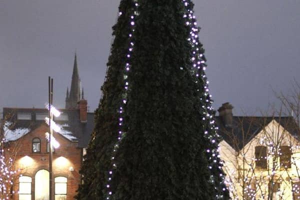 Newry Mourne and Down District Council has confirmed a strategy to upgrade trees and illumination in a cycle basis with new features renewed in a small number of areas each year and are delighted that the standard of the displays are increasing year on year. Pictured is the Newry 2017 Christmas tree which experts have name among Britain's top 10 worst