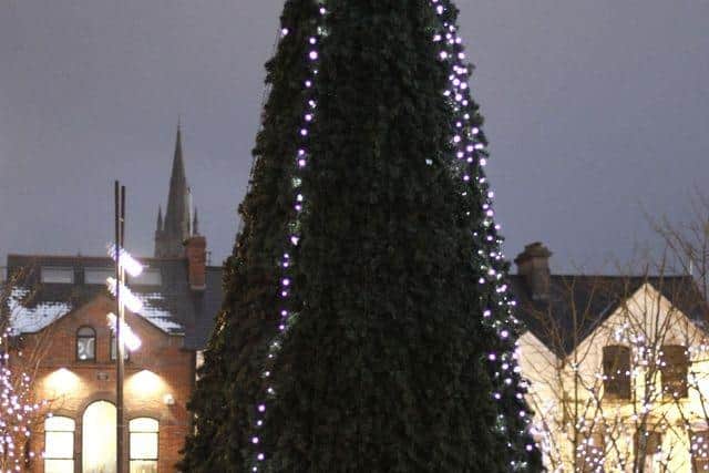 Newry Mourne and Down District Council has confirmed a strategy to upgrade trees and illumination in a cycle basis with new features renewed in a small number of areas each year and are delighted that the standard of the displays are increasing year on year. Pictured is the Newry 2017 Christmas tree which experts have name among Britain's top 10 worst