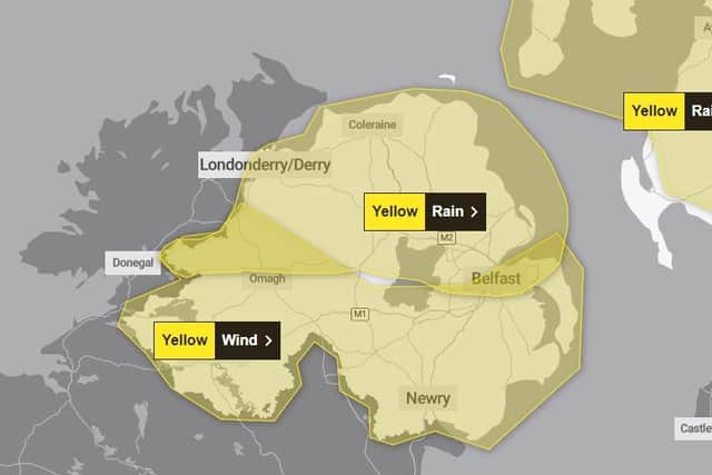 Northern Ireland faces two weather warnings on Saturday