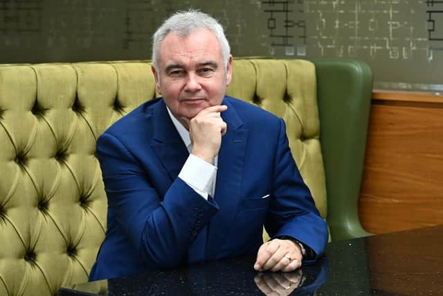 PACEMAKER PRESS  BELFAST 20/09/2021
TV Presenter Eamonn Holmes speaks to The News Letter at the Europa Hotel in Belfast.
 Pic Colm Lenaghan/Pacemaker