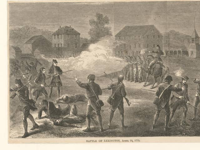 Battle of Lexington, April 19, 1775, New York Public Library. Picture: Wikimedia Commons