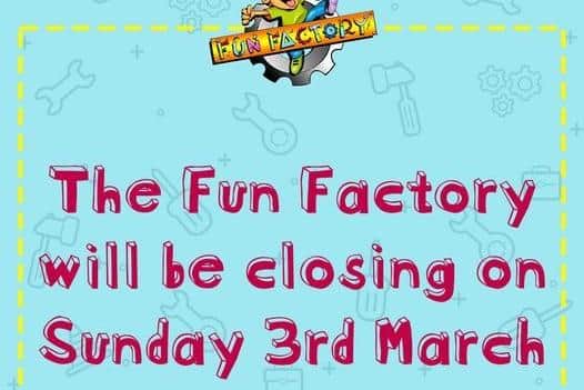The Fun Factory NI, located in Pennybridge, Ballymena has been a family favourite for almost 13 years however in an online post at the weekend management announced it will close in five weeks time. The devastating news comes only days before the DUP revealed plans to restore Northern Ireland power-sharing at Stormont, which aims to address the huge challenges facing local businesses. Credit: Fun Factory NI Facebook
