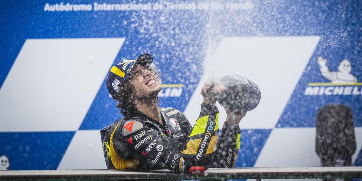 Italy's Marco Bezzecchi masters wet in Argentina for maiden MotoGP victory