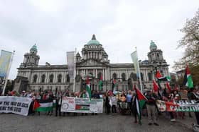 A pro-Palestinian event was held in Belfast city centre at the weekend. The demonstration took place  just hours after the Palestinian terror group Hamas launched an unprecedented assault into Israel, killing hundreds of people