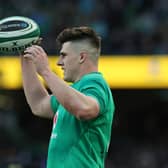 Ireland hooker Dan Sheehan took part in the session at the team’s training base in Tours but will not be rushed back into action following the foot injury he sustained against England on August 19.