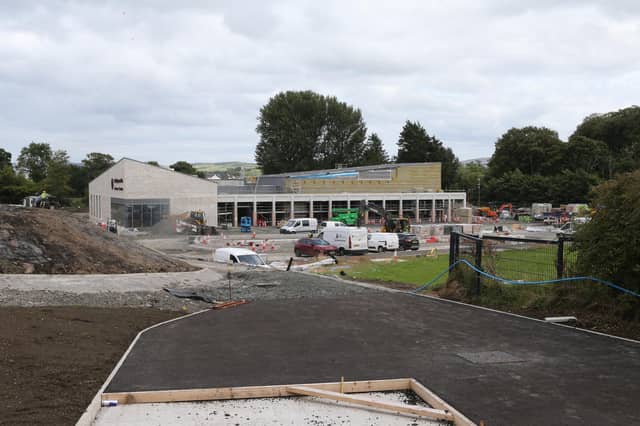 Work on the new Ballycastle Leisure Centre has moved into its next phase, with the £16.4million development now progressing through its internal fit-out