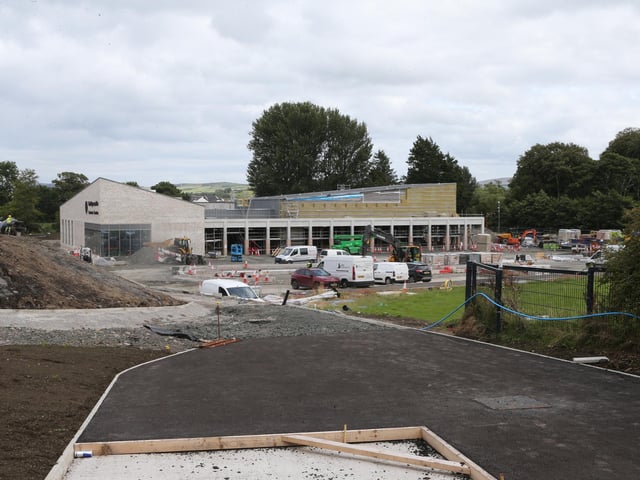 Work on the new Ballycastle Leisure Centre has moved into its next phase, with the £16.4million development now progressing through its internal fit-out