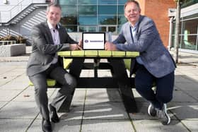 Belfast-headquartered recruitment software company SeeMeHired has announced the appointment of Sam McIlveen as its managing director. He is pictured with co-founder and recruitment veteran Gary Irvine