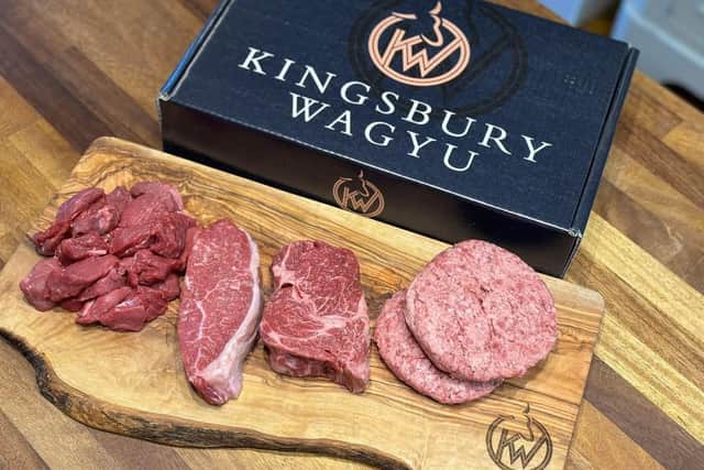 Richly marbled Kingsbury Wagyu from Armagh