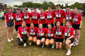 On Sunday 5th May, 15 members from Ahoghill Young Farmers' Club attended the Belfast City Marathon Relay, raising money for one of our chosen charities this year: NI Air Ambulance. Picture:  Ahoghill YFC