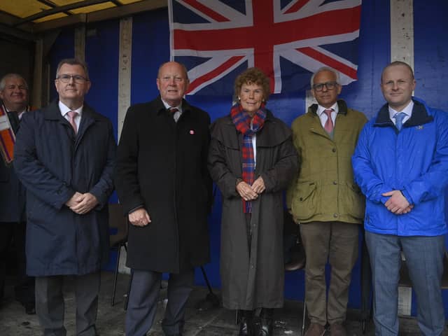 The DUP has shared platforms with TUV Jim Allister and Jamie Bryson at anti-protocol rallies over the past two years in a campaign designed to bring an end to the border in the Irish Sea, writes Reg Empey