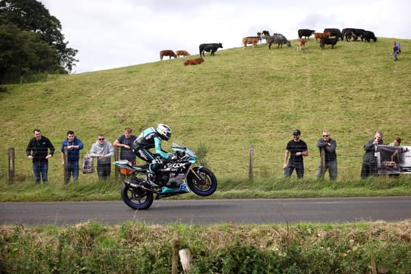 Michael Dunlop won the opening Supersport race at Armoy on his MD Racing Yamaha on Friday