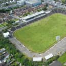 A general view of Casement Park GAA stadium in Belfast